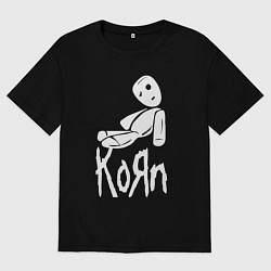 Мужская футболка оверсайз Korn КоРн