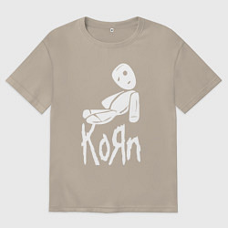 Мужская футболка оверсайз Korn КоРн