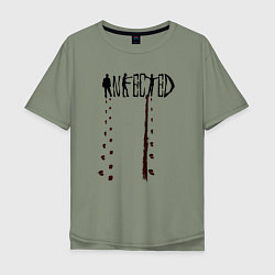 Мужская футболка оверсайз Infected zombie