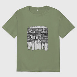 Мужская футболка оверсайз Выборг Ленобласть