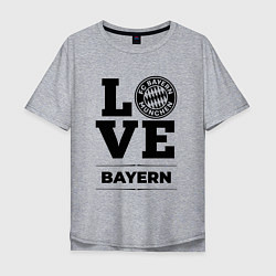 Футболка оверсайз мужская Bayern Love Классика, цвет: меланж