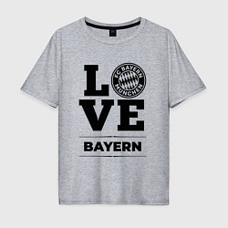 Футболка оверсайз мужская Bayern Love Классика, цвет: меланж