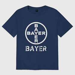 Футболка оверсайз мужская BAYER Bayer, цвет: тёмно-синий