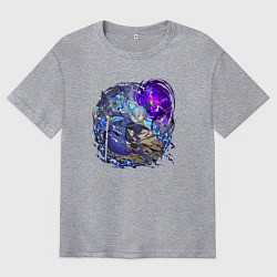 Мужская футболка оверсайз Римуру в бою