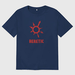 Мужская футболка оверсайз Знак еретика и отступника