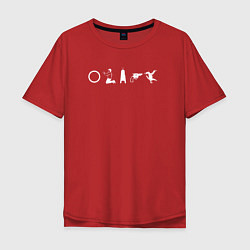 Мужская футболка оверсайз Symbolism Ozark
