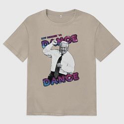 Мужская футболка оверсайз Жаркое лето 96го Борис Ельцин