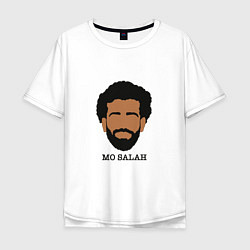 Футболка оверсайз мужская Mo Salah Liverpool, цвет: белый