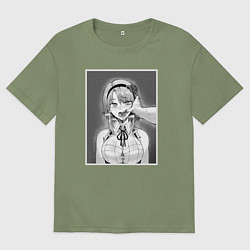 Мужская футболка оверсайз Ахегао ahegao