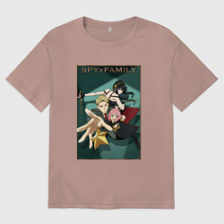 Мужская футболка оверсайз SPY X FAMILY СЕМЬЯ ШПИОНА