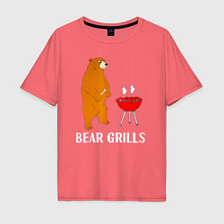 Мужская футболка оверсайз Bear Grills Беар Гриллс