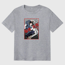 Футболка оверсайз мужская Анари Сорохара, цвет: меланж