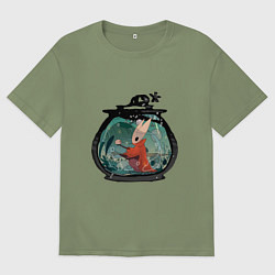 Мужская футболка оверсайз Хорнет и ткачи