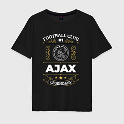 Мужская футболка оверсайз Ajax: Football Club Number 1