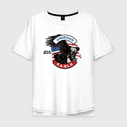 Мужская футболка оверсайз Американский орел USA