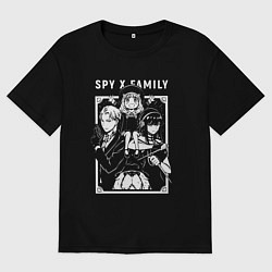 Мужская футболка оверсайз СЕМЬЯ ШПИОНА SPY X FAMILY ANIME