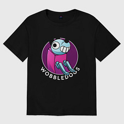 Футболка оверсайз мужская Game Wobbledog, цвет: черный