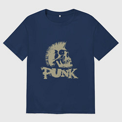 Мужская футболка оверсайз Punk Skull