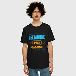 Футболка оверсайз мужская Игра Deltarune PRO Gaming, цвет: черный — фото 2