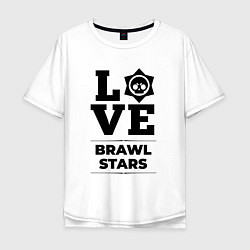 Мужская футболка оверсайз Brawl Stars Love Classic