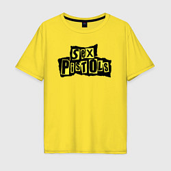 Мужская футболка оверсайз Sex Pistols лого