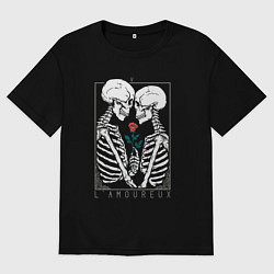 Мужская футболка оверсайз Lovers навсегда