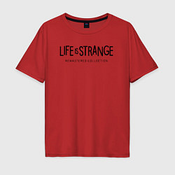 Футболка оверсайз мужская Life Is Strange - logo, цвет: красный