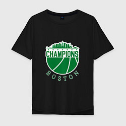 Мужская футболка оверсайз Champions - Boston