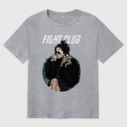 Футболка оверсайз мужская Helena Bonham Carter, цвет: меланж