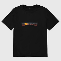 Футболка оверсайз мужская STORMGATE, цвет: черный