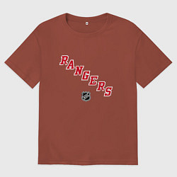 Мужская футболка оверсайз New York Rangers NHL