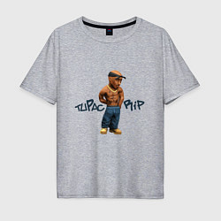 Мужская футболка оверсайз Tupac Rip