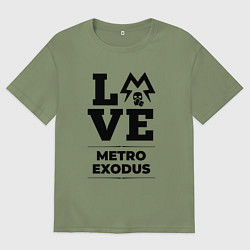 Мужская футболка оверсайз Metro Exodus Love Classic