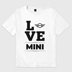 Футболка оверсайз мужская Mini Love Classic, цвет: белый