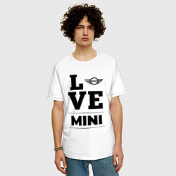 Футболка оверсайз мужская Mini Love Classic, цвет: белый — фото 2