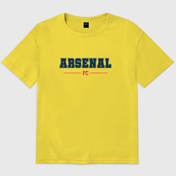 Футболка оверсайз мужская Arsenal FC Classic, цвет: желтый