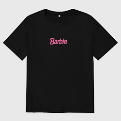 Мужская футболка оверсайз Barbie mini logo
