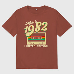 Мужская футболка оверсайз Сделано в 1982 году, ограниченная серия