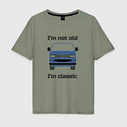 Мужская футболка оверсайз Volkswagen Im not old Im classic