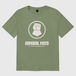 Мужская футболка оверсайз Имперские кулаки лого винтаж