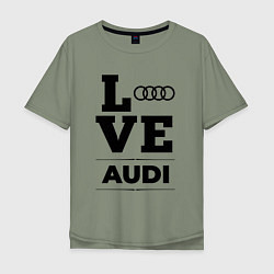 Мужская футболка оверсайз Audi Love Classic