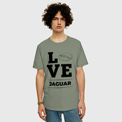 Футболка оверсайз мужская Jaguar Love Classic, цвет: авокадо — фото 2