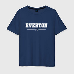 Мужская футболка оверсайз Everton Football Club Классика