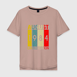 Мужская футболка оверсайз 1984 - Август