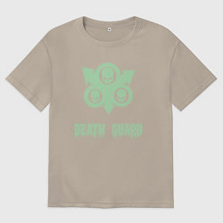 Мужская футболка оверсайз Гвардия смерти Нургла винтаж лого