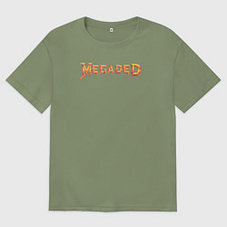 Футболка оверсайз мужская MEGADED, цвет: авокадо