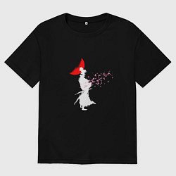 Футболка оверсайз мужская Samurai black, цвет: черный