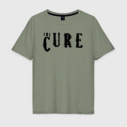 Мужская футболка оверсайз The Cure лого