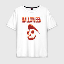 Мужская футболка оверсайз Ночь вампиров halloweeen