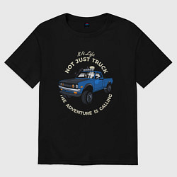 Мужская футболка оверсайз Путешественник - внедорожник